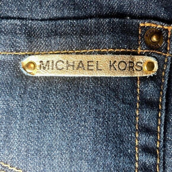 Michael Kors Mid Rise Bootcut Jeans in Dark Blue Women’s 14 - Picture 7 of 10